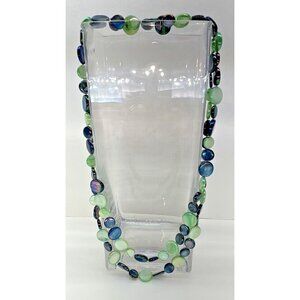 Mother-Of-Pearl‎ & Abalone Shell Long Necklace